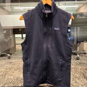 Patagonia Navy Fleece Vest